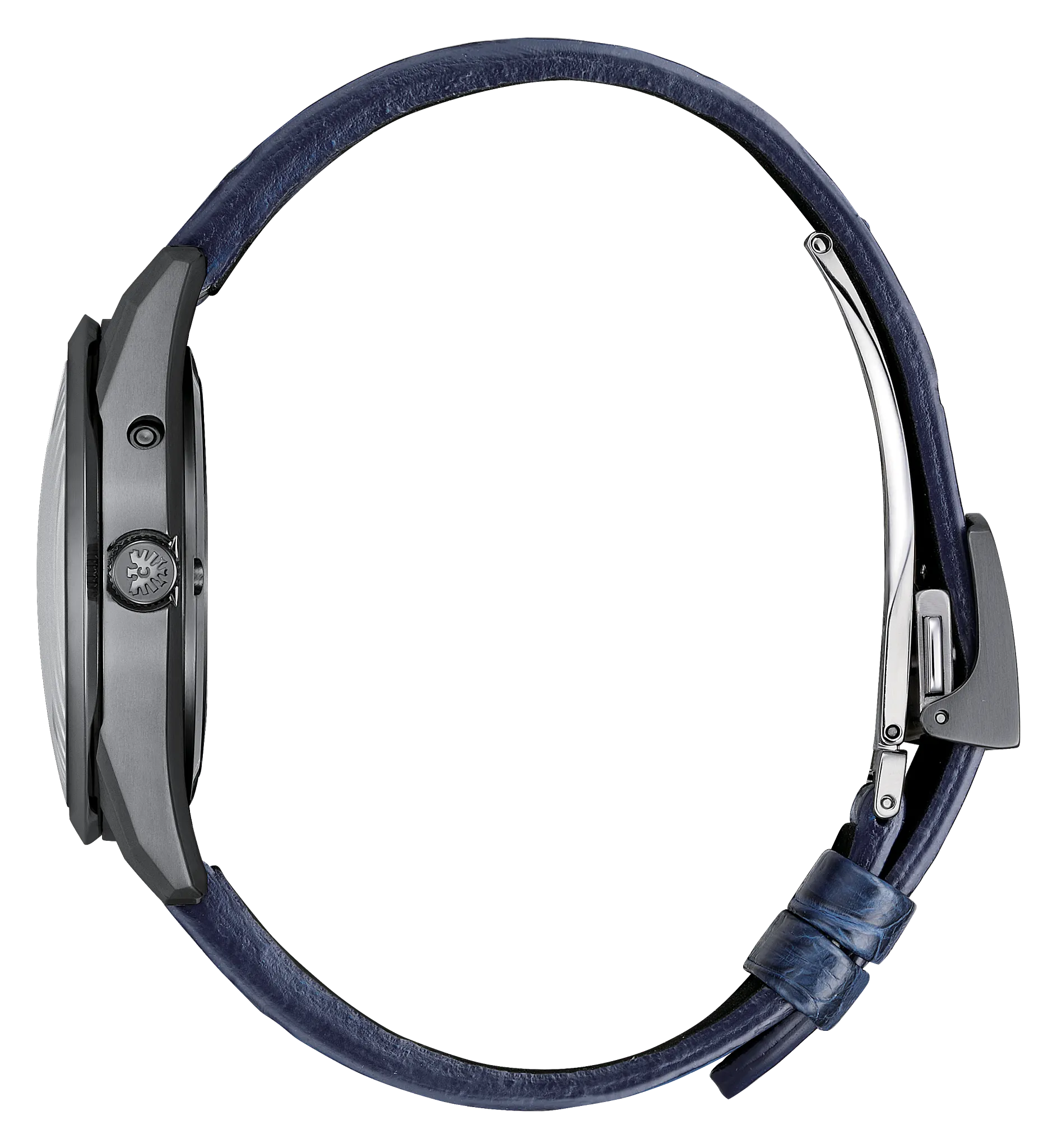 The CITIZEN Blue Dial Genuine Crocodile Strap AQ4106-26L | CITIZEN